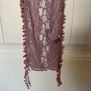 Delicate lacy scarve